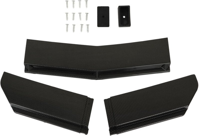 Zoternen - 5 Stück 110–140 cm Frontspoiler-Splitter, universelles Auto-Lippen-Body-Kit zur Modifikation