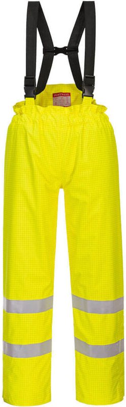 Bizflame Rain Doppelter Hi-Vis FR Antistatisch Gelb 3XL - FR(56) - UK(47)