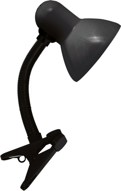 TOLA Schreibtischlampe E27 schwarzer Clip
