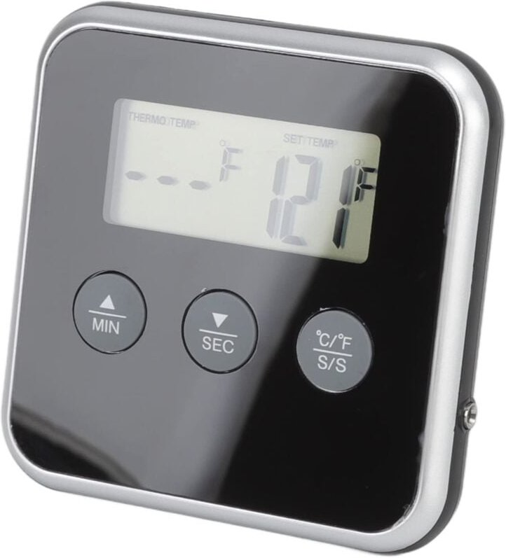 Digitales Fleischthermometer, multifunktionales Lebensmittelthermometer mit LCD-Display, geeignet für Grillgerichte