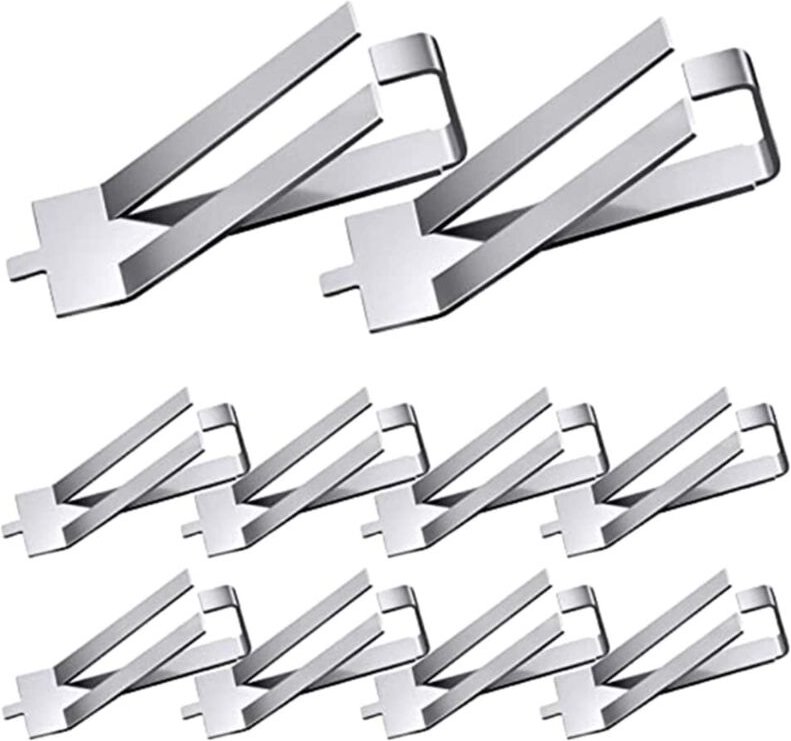 CCYKXA Packung mit 10 Edelstahl-Federklemmen für E3 Pro, E3S, E5 Pro, CR-20 Pro und CR-10S Pro 3D-Drucker