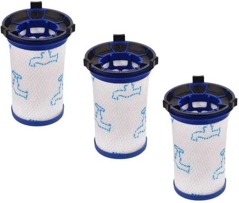 FlkwoH 3er-Pack Ersatzfilter für Rowenta Air Force 360 RH9051WO RH9057WO RH9059WO RH9081WO RH9086WO & Tefal Air Force 36...