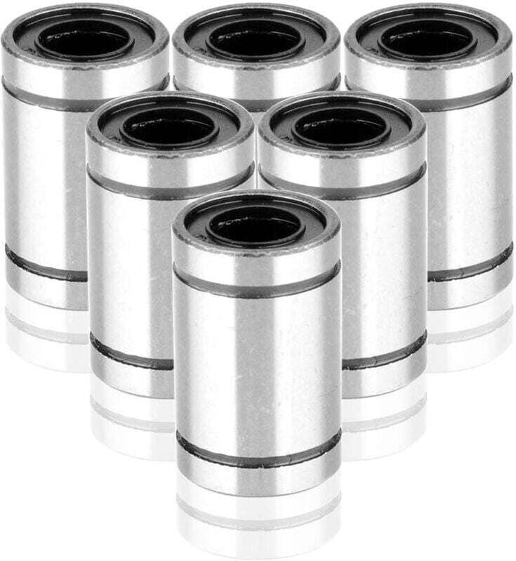 X LM8UU Linearlager für 3D-Drucker, diy und CNC-Bewegung, Φ8 mm x Φ15 mm x 24 mm (6 Stück) - Ymyny