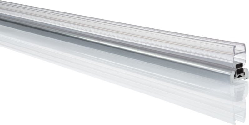 HÜPPE Xtensa pure Ergänzungsset für Nische, silber hochglanz,