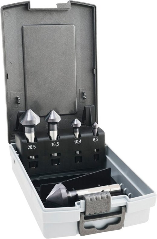 Maykestag - Kegelsenker-Satz 90° mit 3-Flächenschaft ungleich geteilt 6,3-25,0mm Alpen