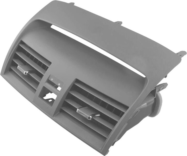 Tlily - Auto-Mittelklimaanlagen-Entlüftungs-AC-Steckdosenleiste Kühlergrillabdeckung 55660-06130 55660-06040 für 06-11 A...