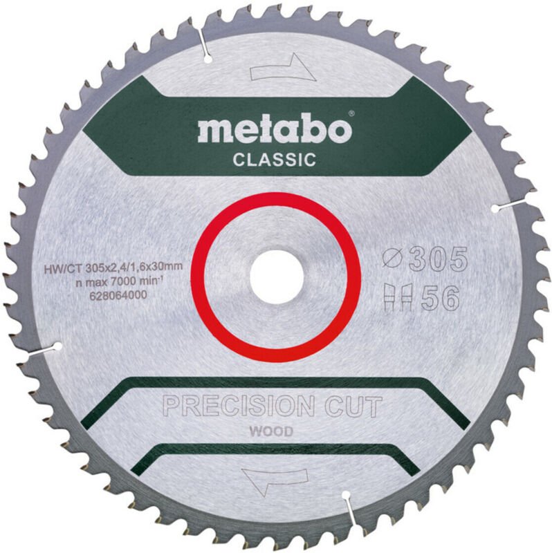 Metabo - Kreissägeblatt cordless cut wood classic ad 305mm Z.56 Bohr.30mm Schnitt-B.2,4mm