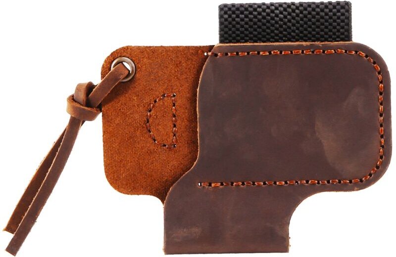 Hand Gemachte Leder Scheide Messer Lampen Halter edc Werkzeug