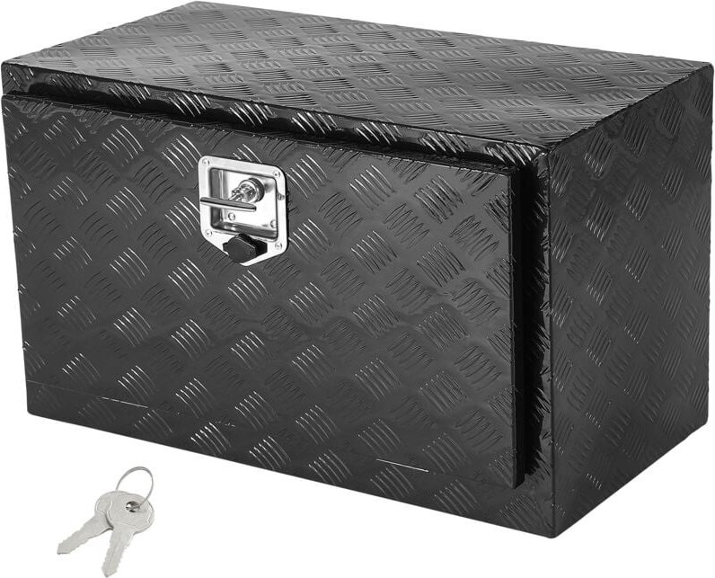 Truckbox Werkzeugbox, Unterboden-Anhängerbox, Werkzeugkasten 760 x 355 x 405 mm Aufbewahrungsbox, Aluminiumlegierung, 30...