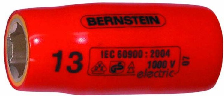 Bernstein Tools For Electronics - 16-498 vde Außen-Sechskant VDE-Steckschlüsseleinsatz 22 mm 3/8