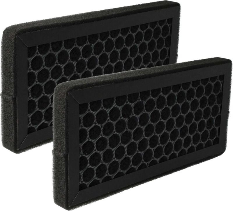 2x Aktivkohlefilter kompatibel mit Klarstein Tramontana Luftreiniger - Luftfilter Schwarz Anthrazit-Grau - Vhbw