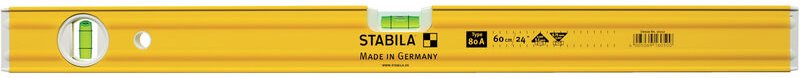 STABILA Wasserwaage Leichtmetall 80AS 60cm