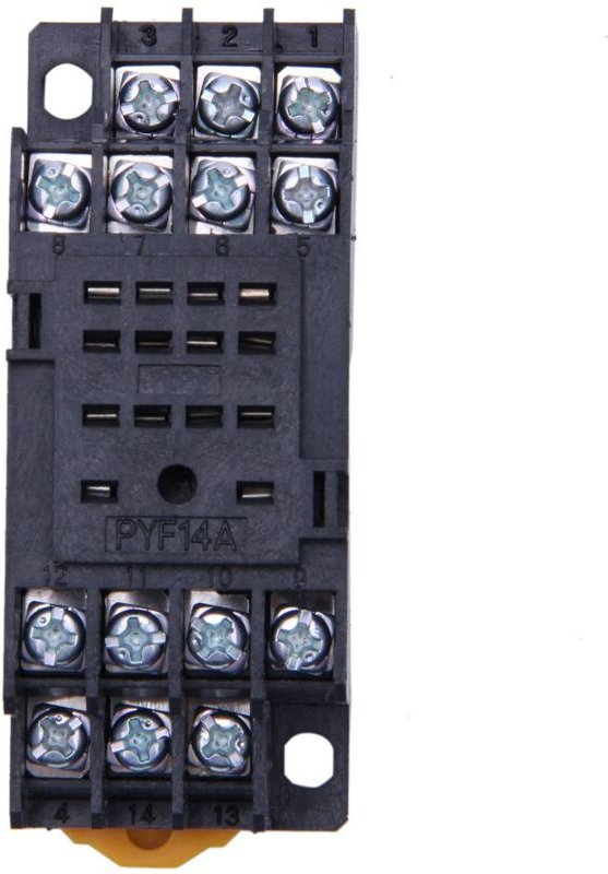 PYF14A DIN Schiene Power Relais Sockel Basis 14 Pin fuer MY4NJ HH54P MY4