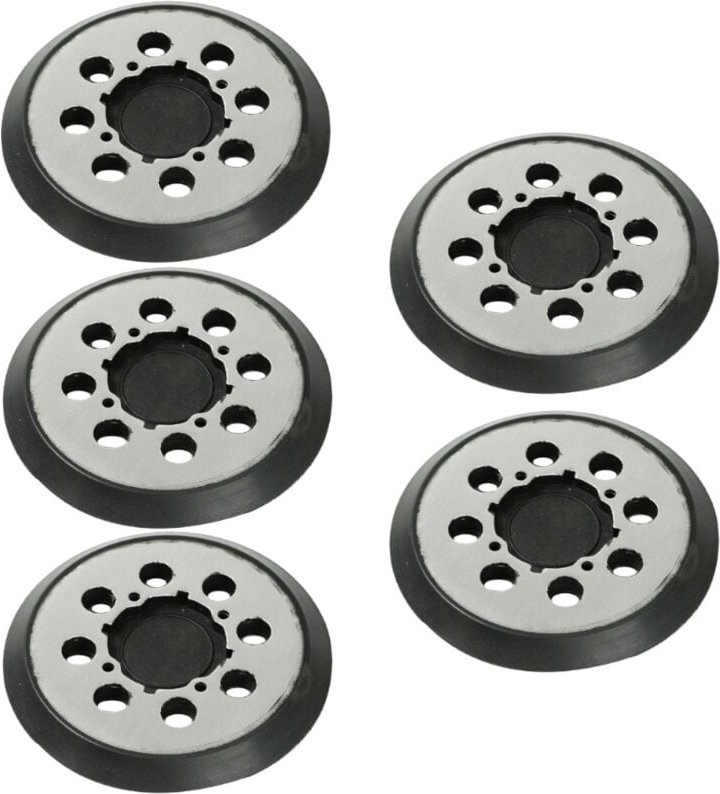 Trade-Shop 8-Loch + 4-Loch Klett Schleifteller Stützteller Haftteller Ø125mm für Dewalt dcw 210, dcw 210 br, dcw 210 D1,...