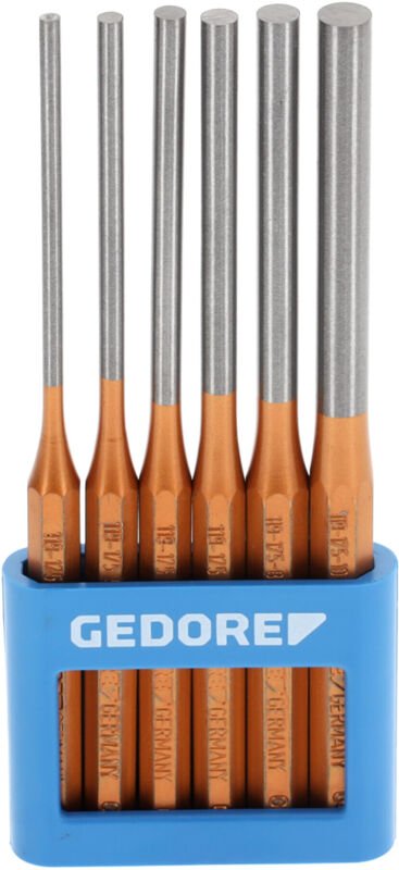 Gedore - 119 l - Splinttreiber-Satz, lange Form, 6-tlg im PVC-Halter 8866290