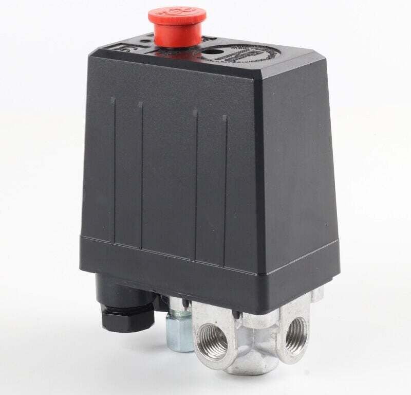 220V Luftkompressorventil Automatischer Druckschalter Luftkompressor-Kompressorsteuerventil zur schnellen Druckreduzieru...