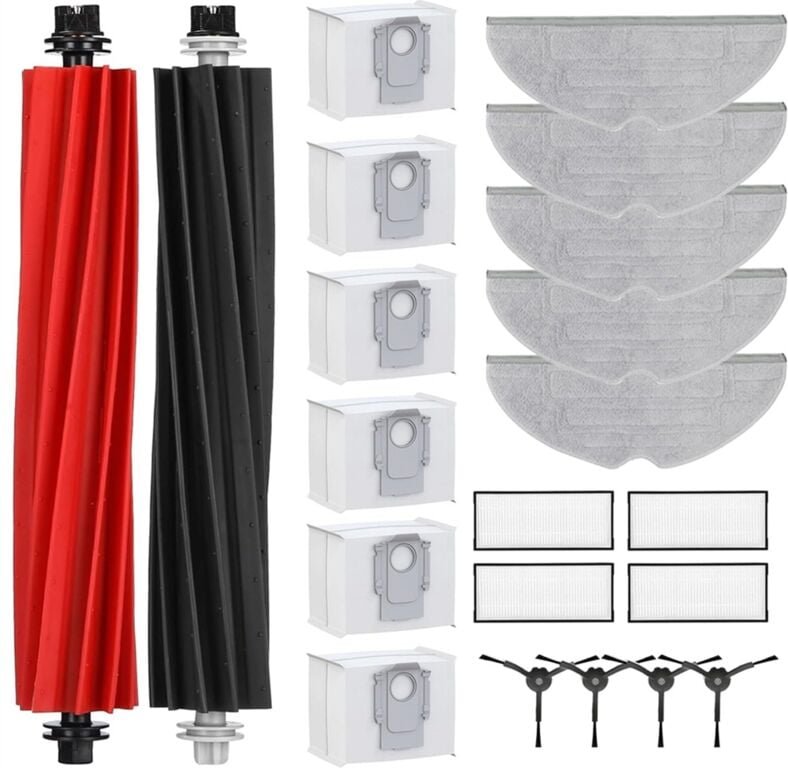 Staubsauger Hauptseitenbürste Hepa-Filter Mopptuch Staubbeutel