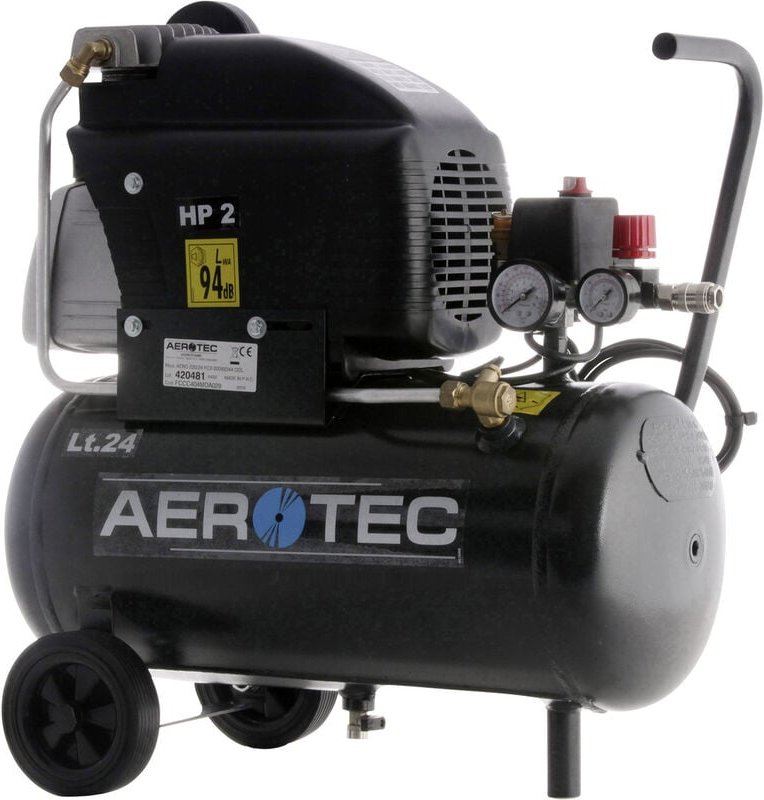 Aerotec - Kompressor 220-24 210l/min 8bar 1,5 kW 230 V,50 Hz 24l - 20088344