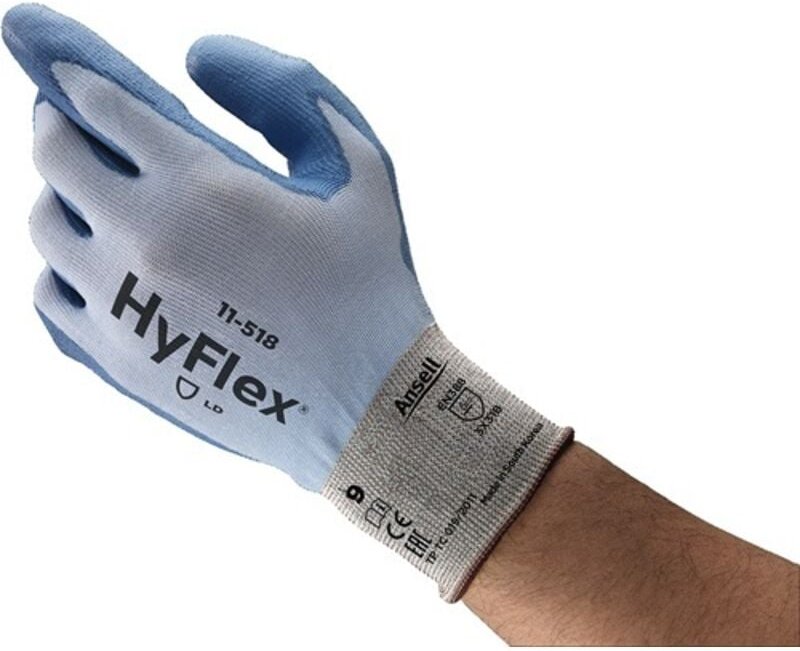Schnittschutzhandschuhe HyFlex® 11-518 Gr.10 blau en 388 psa ii 12 pa