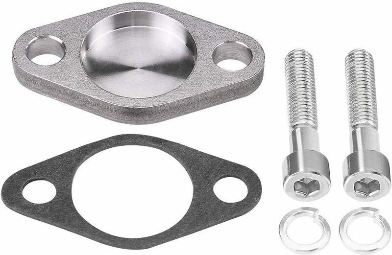 Thumbnail - Ventilverschlussplatte, EGR-Ventilverschlussblockplatten, Edelstahl-Kit mit Dichtung für E53 E38 E39 E46 X5