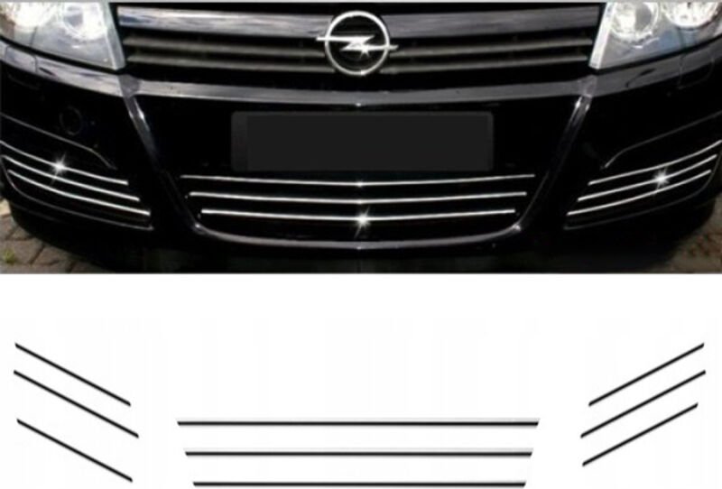 OPEL ASTRA H MK V Chromgrill Zierleiste Tuning