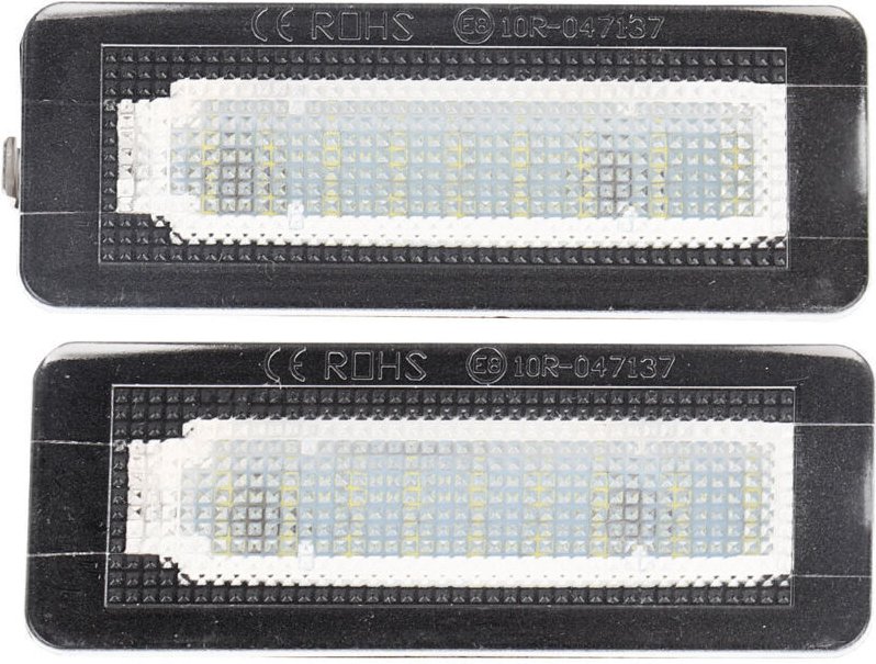 LED-Kennzeichenbeleuchtung, Luce smart 450 Kennzeichenbeleuchtung Luci LED 451 Paar Kennzeichenleuchten.