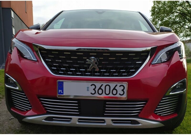 PEUGEOT 5008 II - CHROMGRILL Kühlergrill Tuningstreifen