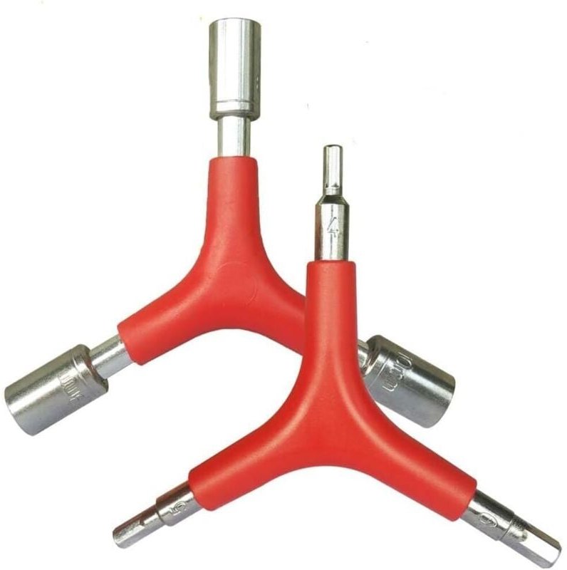 3-Positionen-Y-förmiger Innensechskantschlüssel, 2 Stück, für Fahrräder – Y-förmiger Innensechskantschlüssel – für Fahrr...