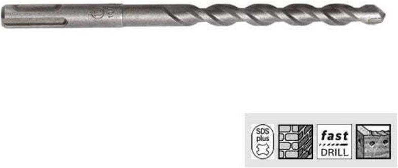 Bosch - 2608680281 sds Plus 1, Satz of bits of hammer 14 x 100 x 160, Pack of 6