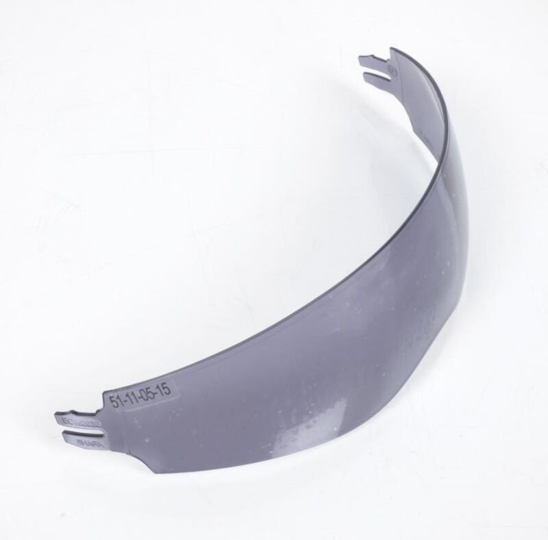 rauchfarbenes schwarzes Visier Helmschirm für Motorrad Shark