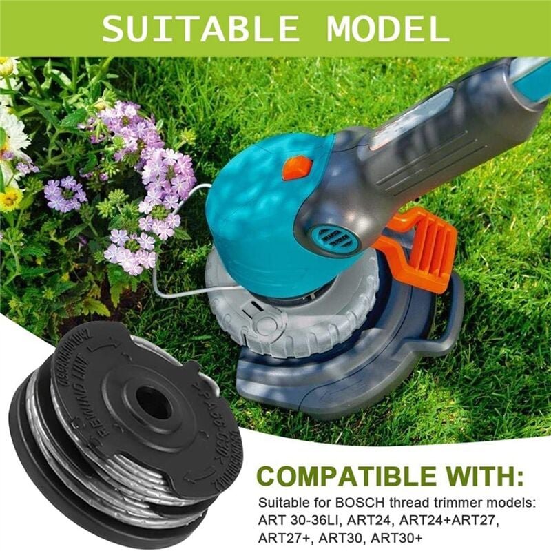 4 StüCk 1,65 Mm 6,1 m F016800351 Fadenschneider Ersatzspule für art 24 27 30 30-36 li Rasentrimmer