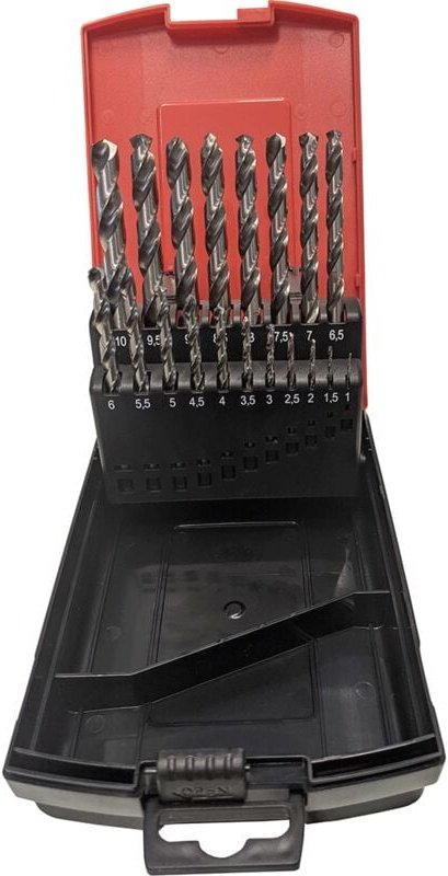 HSS BITS FÜR METALL 19PCS 1-10mm P-73673