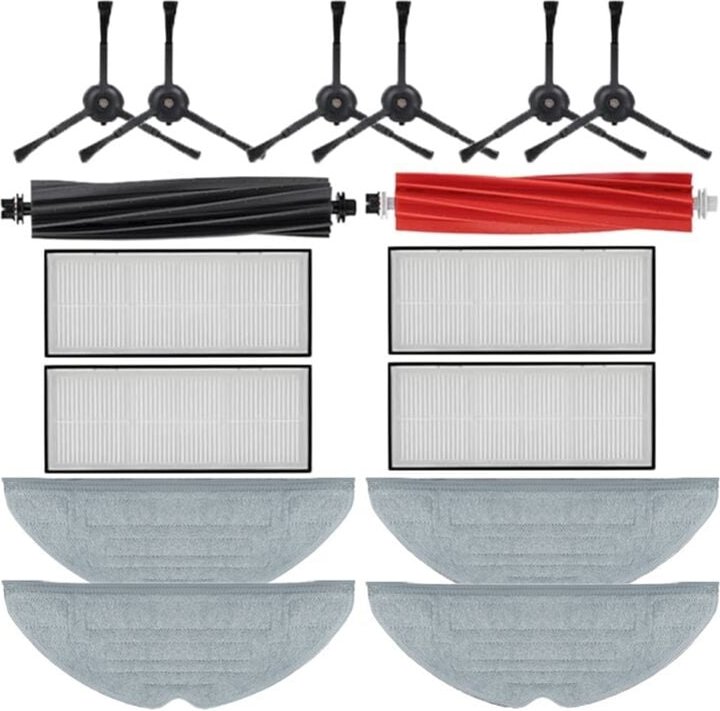 Für S8/ S8+ / S8 Plus Roboter Doppelte Hauptbürsten, HEPA-Filter