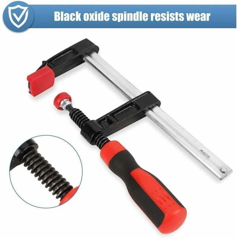 Stück 50 × 150 mm Holzbearbeitungs-Stangenzwinge, robuste F-Zwingen, Schnellspann-Stangenzwingen für Werkbank, Holzbearb...