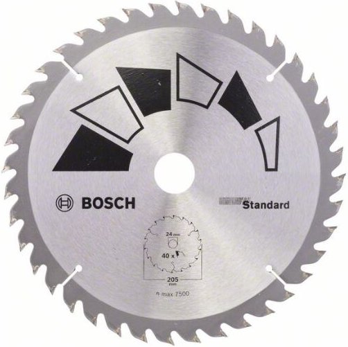 Standard Kreissägeblatt ø 205 mm Bosch 2609256822