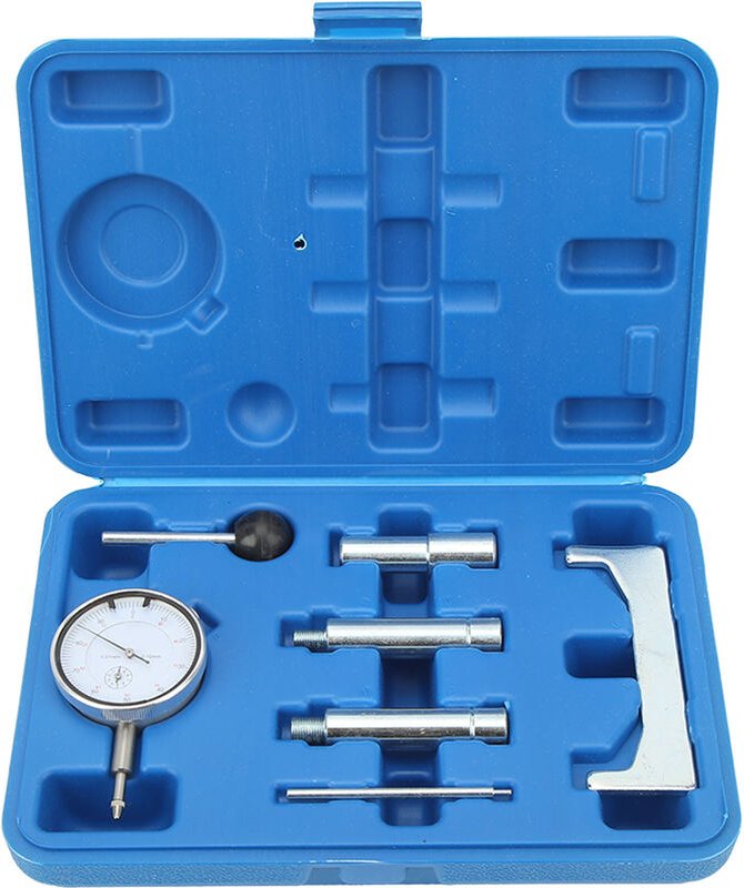 SJLERST 7-teiliges -Einspritzpumpen-Timing-Messgerät, KIMISS Kraftstoff-Einspritzpumpen-Timing-Anzeige Statischer Regler...