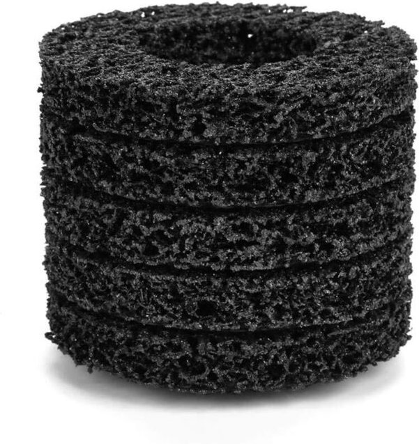 5 Stück Poly-Streifentrennscheiben, Bandscheiben, Rostentfernungsscheiben, hochwertige Winkelschleiferscheiben, schwarz,...