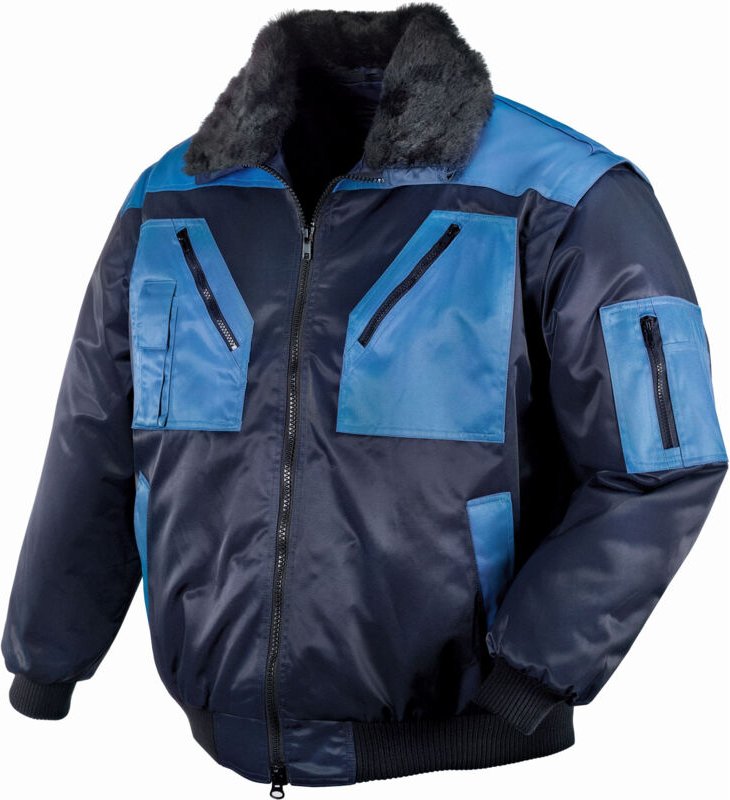Pilotenjacke 4-in-1 Gr. xl, marine/kornblau