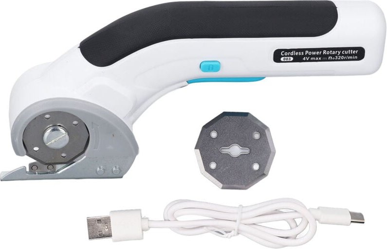 Akkubetriebene elektrische Schere, wiederaufladbarer Kartonschneider (320 U/min, 4,2 V), tragbarer Kartonschneider für S...