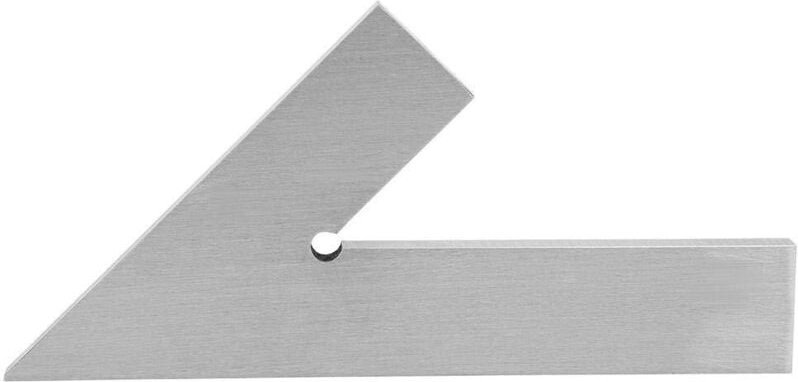 Machinist's Place 45°-Winkel-Gehrungslineal mit breiter Basis, Holzmesswerkzeug, 150 x 100 mm, quadratische Anschlaglehr...