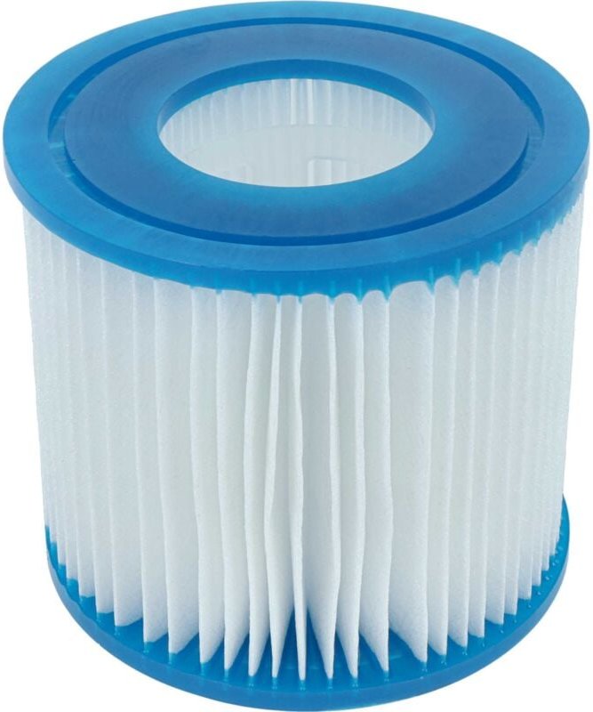 Filterkartusche Typ vii kompatibel mit Bestway Lay-Z-Spa Paris, Palm Springs Pool - Ersatzfilter Blau Weiß - Vhbw