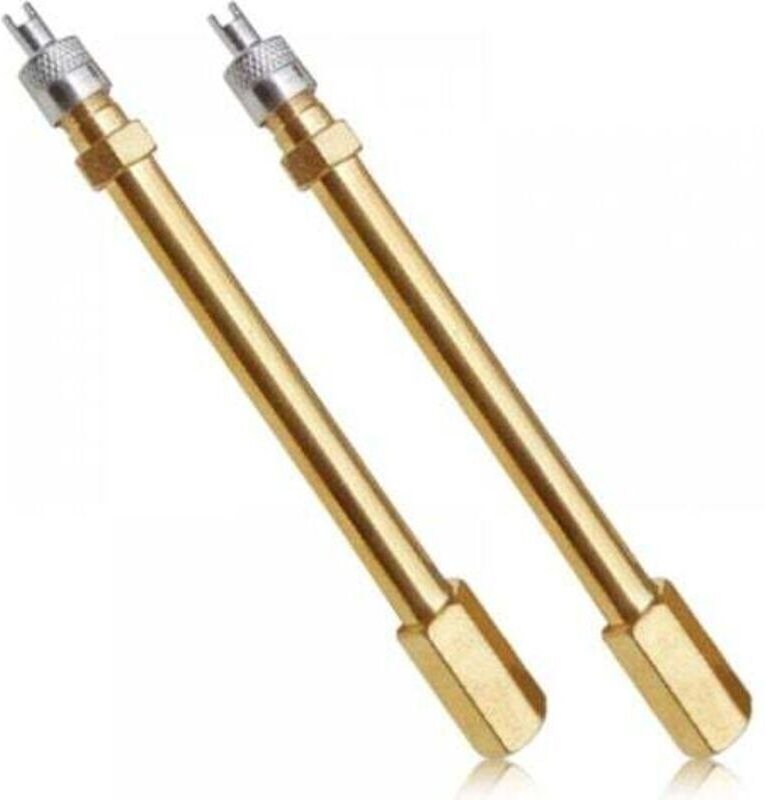 2-teilige Reifenventilverlängerung, universelle Aufblasdüse verhindert Lecks bei Autos, Rollern, LKWs und Fahrrädern