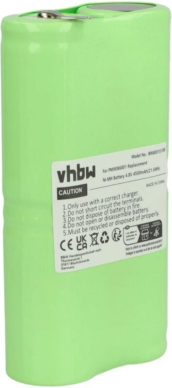 Vhbw - Akku kompatibel mit Fluke 99, 99B Messgerät (4500 mAh, 4,8 v, NiMH)