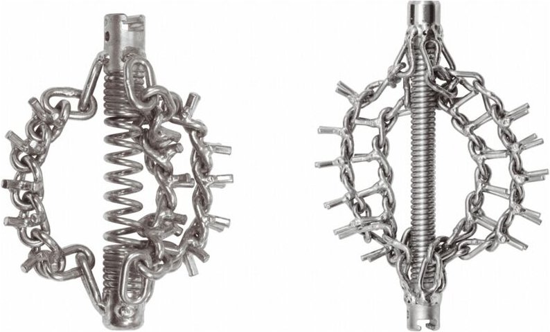 KS Tools Kettenschleuderkopf mit Spike-Kette, 4 Ketten Ø30 mm,16 mm