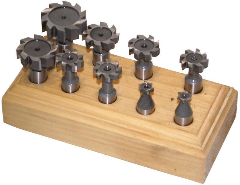 Satz mit 9 Frasern fur Metallfrasschlussel Holzmann tnf9tlg