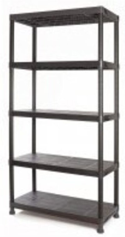 Regal mit 5 Regalen, Maße 900 x 400 x H 1800 mm, Gewicht 9 kg