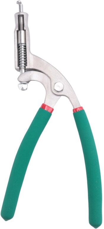 Dellenreparaturzange, Klingenplatte, Flachlochkantenklemmung, Blechnivellierung und Zange.