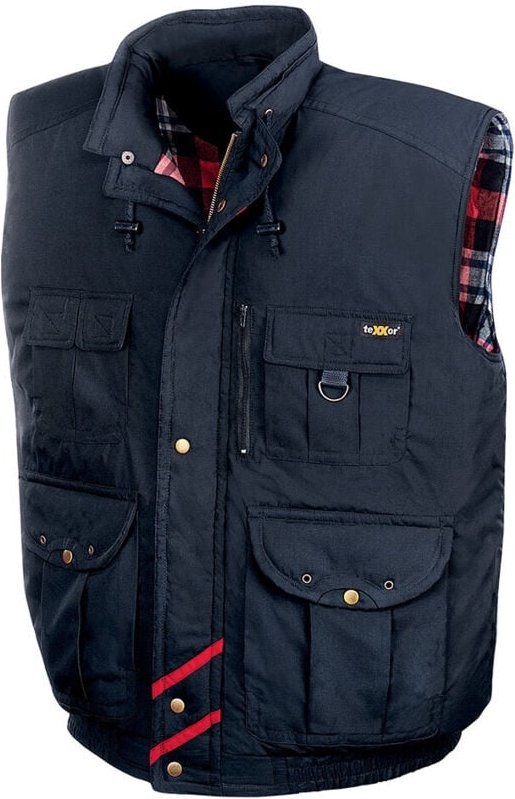 teXXor® Weste TRONDHEIM schwarz 65% Polyester 35% Baumwolle 4259XXL Gr.XXL