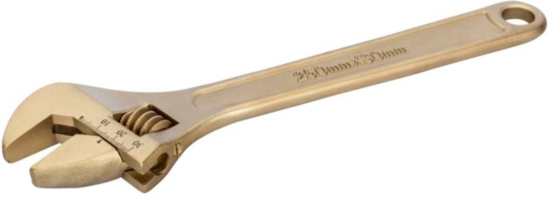 Bahco Funkenfreier 18-mm-Rollgabelschlüssel aus Aluminiumbronze mit Zentralmutter, 150 mm