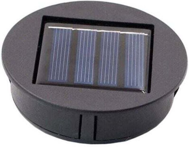 Ersatz-Solarlaternen-Aufsatz mit LED-Lampe für Laternen, Solarpanel-Lichtabdeckung, DIY-Solarlaterne für die Gartendekor...